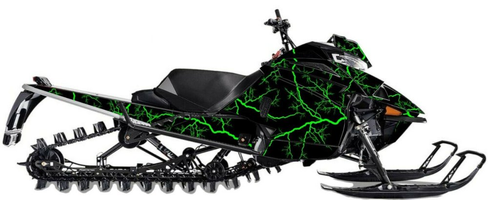 Arctic Cat Ascender Alpha M Series Sled Wrap Lightning