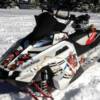 A custom Captain Morgan sled wrap on a PRO RMK