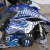 Our Squiggly sled wrap on a Yamaha Nytro