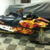 Out True Fire wrap on an Arctic Cat Firecat