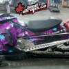 Custom Ski-Doo Summit sled wrap, pink and purple and awesome!