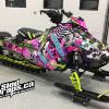 Polaris Axys RMK wrap, the "Squiggly" in multi colour
