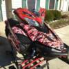 Our digital camo sled wrap on a Yamaha Apex